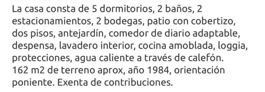 Se vende casa en Maipú