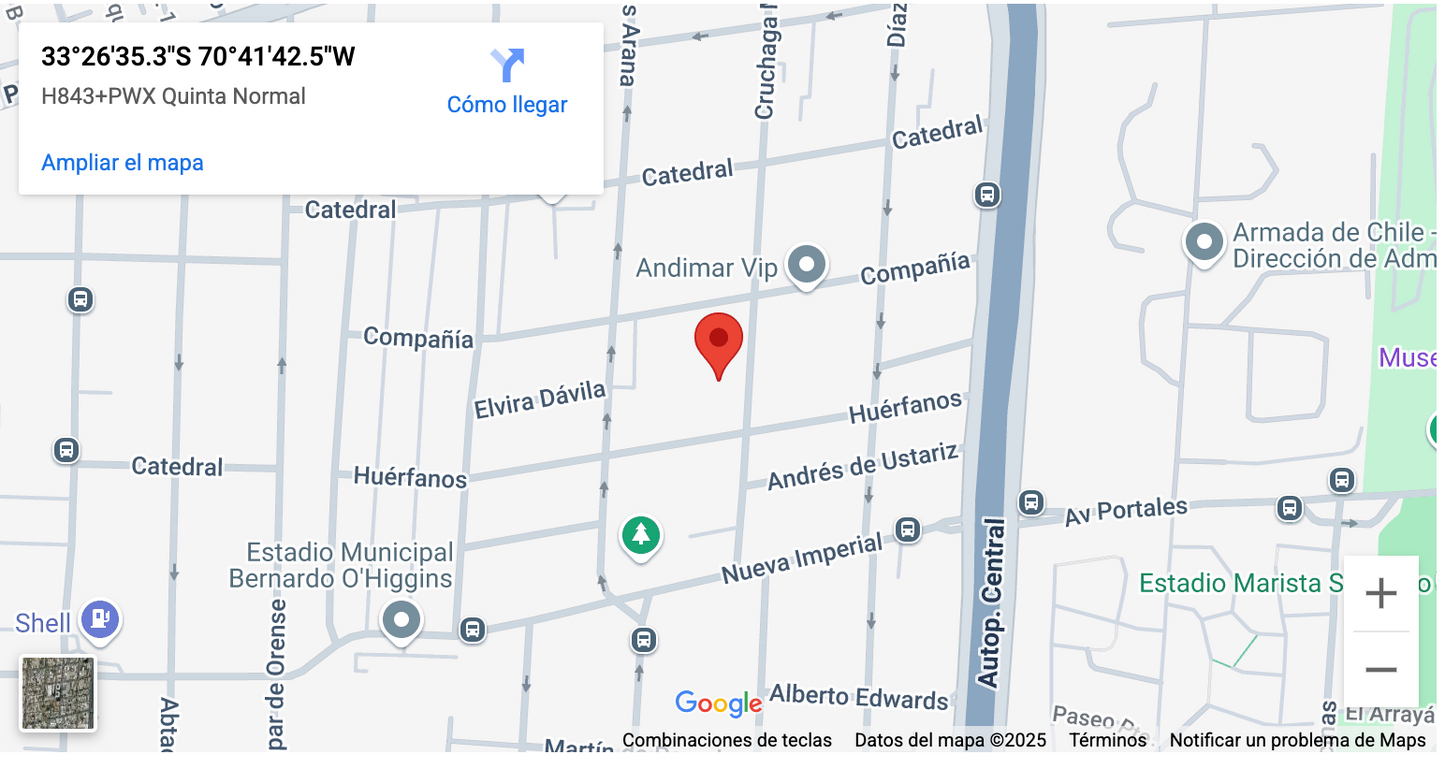 venta departamento Quinta normal 3D1B