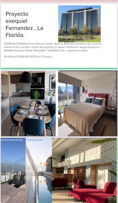 Proyecto exequiel Férnandez , comuna la florida.