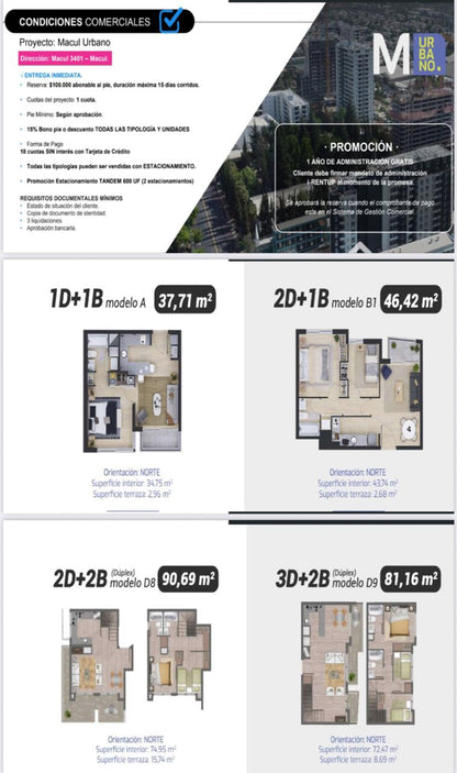 Macul 3401- entrega inmediata
