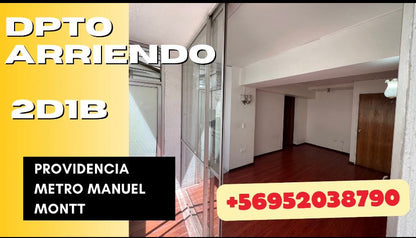 Arriendo Providencia (2D1B)